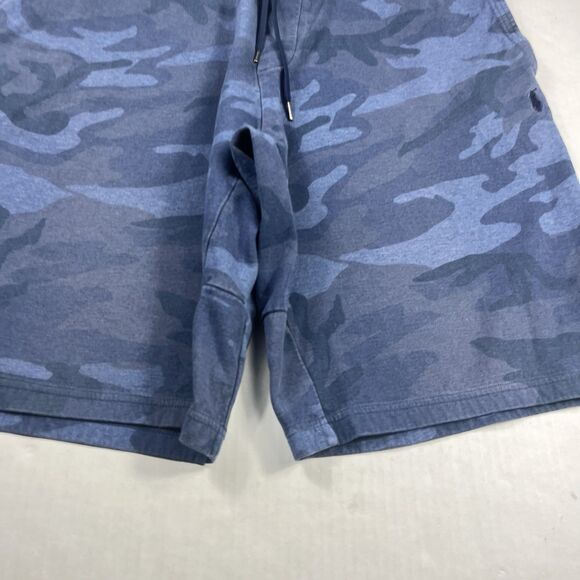 POLO RALPH LAUREN Performance Sweat Shorts Blue Camo Drawstring Lounge XL - Picture 2 of 11